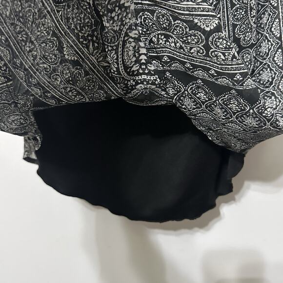 City Triangles Off Shoulder Mini Dress L Flutter Sleeve Y2K Boho Festival Party - Picture 6 of 11